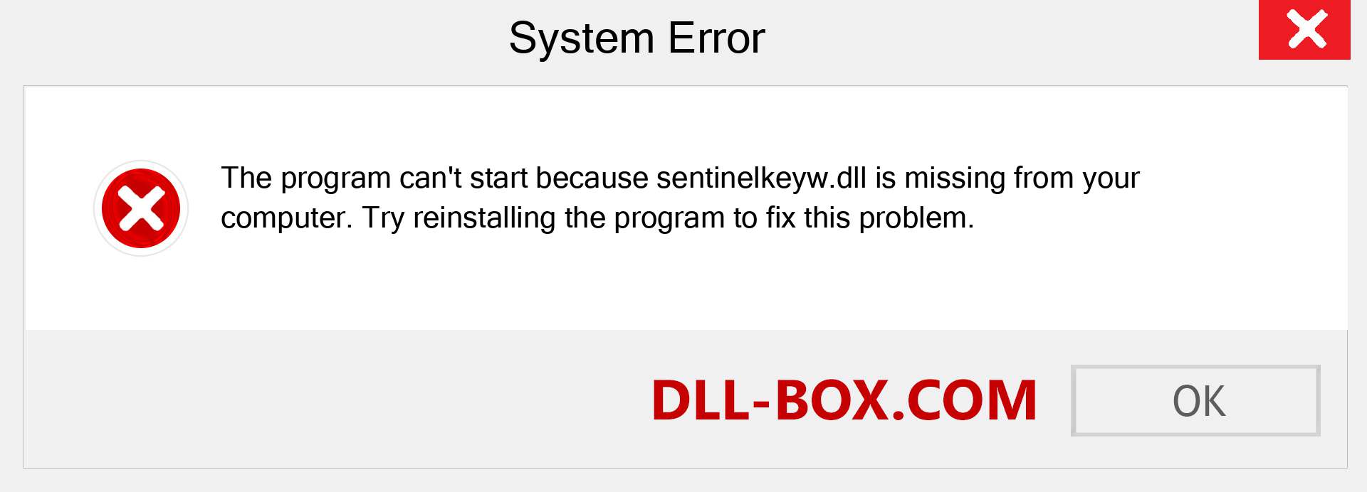  sentinelkeyw.dll file is missing?. Download for Windows 7, 8, 10 - Fix  sentinelkeyw dll Missing Error on Windows, photos, images